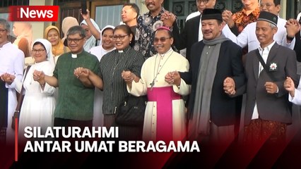 Kunjungi Masjid Agung, Uskup Agung Semarang Ucapkan Selamat Idul Fitri 1445 H