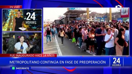 Alfonso Florez: “Se debe renovar y ampliar flota del Metropolitano”