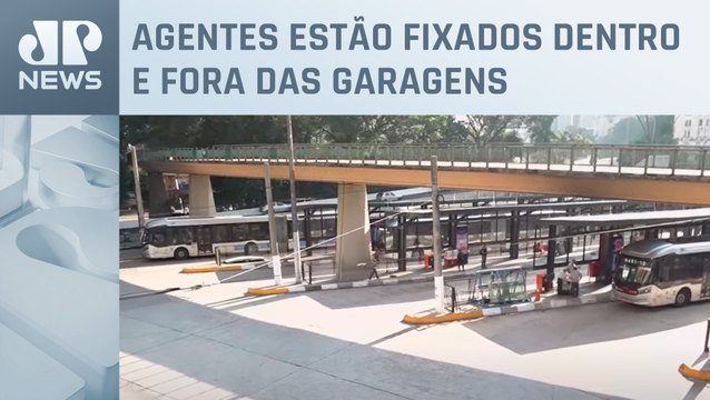 PM realiza operação para garantir circulação de ônibus de empresas suspeitas de envolvimento com PCC