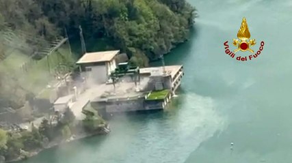 Download Video: Tödliche Explosion in Wasserkraftwerk in Italien - Suche nach Vermissten