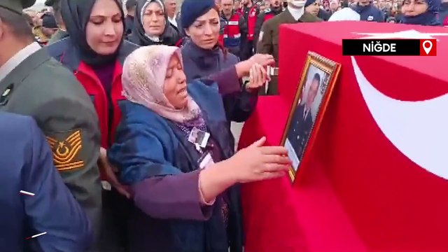 Şehit Piyade Uzman Çavuş Hikmet Aslan toprağa verildi