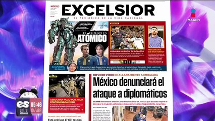 Primeras planas de los periódicos | 10 de abril de 2024