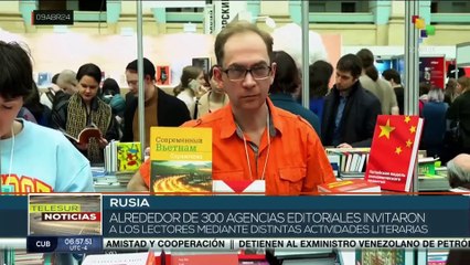 En Rusia 40 mil personas celebraron la feria internacional de la literatura