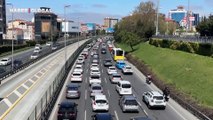 İstanbul'da trafik yoğunluğu: Bazı bölgelerde durma noktasına geldi