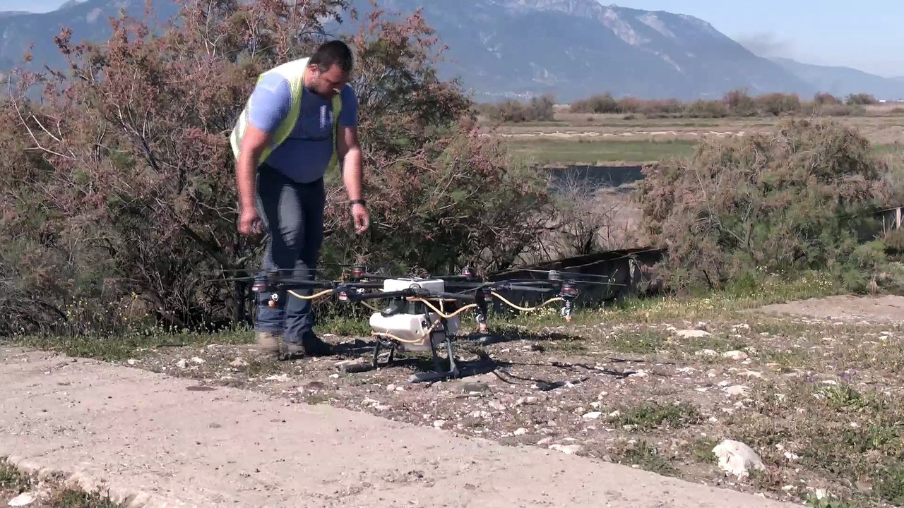 Ψεκασμοί με Drones στον κάμπο της Λαμίας κατά της όχλησης των κουνουπιών