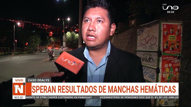 Caso Odalis Analizan manchas hematicas