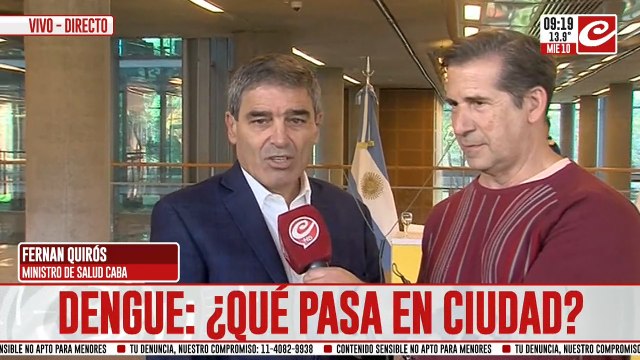 Fernán Quirós: La vacuna contra el dengue es segura y eficaz