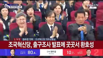제3지대 희비 교차…조국 "국민이 승리했다"