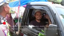 Hari Pertama Lebaran, Pemudik Motor Padati Jalur Arteri Jakarta-Bandung Wilayah Purwakarta