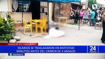 Asesinato en Chaclacayo: mototaxista que trasladó a sicarios colaborara con la policía
