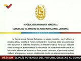 Comunicado Oficial de la FANB en respaldo a la lucha contra la corrupción