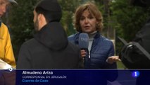 Un ciudadano interrumpe en directo y obliga a cortar la conexión de Almudena Ariza con el Telediario desde Jerusalén