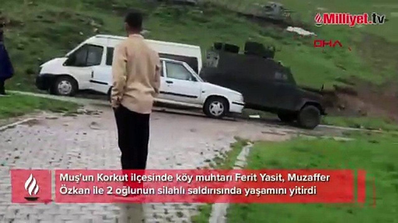 Baba ve 2 oğlu, köy muhtarını öldürdü! Yakalanacağını anlayınca intihar etti