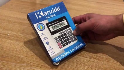 Karuida KK-800A Electronic Calculator | Unboxing & Review
