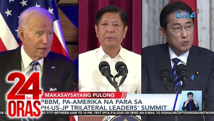24 Oras Part 2: PBBM sa Trilateral Leaders' Summit; hulicam na pananakit sa aso; hinawakan ang tarsier; dust devil sa paaralan, atbp.
