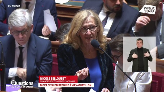 Mort d’un collégien à Viry-Châtillon: Non, l’école n’est pas un coupe gorge selon Nicole Belloubet
