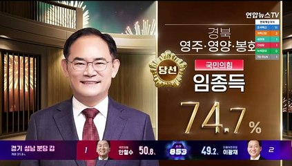 [개표상황실] 총선 개표율 57%…당선인은 누구