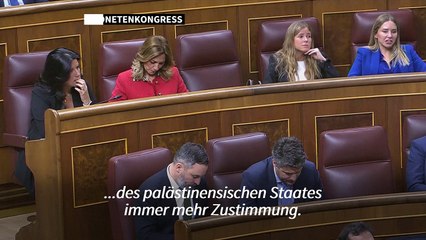 Sanchez: "Spanien ist bereit, palästinensischen Staat anzuerkennen"