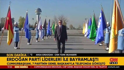 Bayram tebriği: Cumhurbaşkanı Erdoğan, 7 partinin genel başkanıyla telefonda görüştü