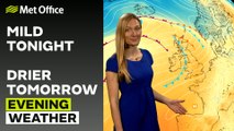 Met Office Evening Weather Forecast 10/04/24 - Rain easing later, brighter tomorrow