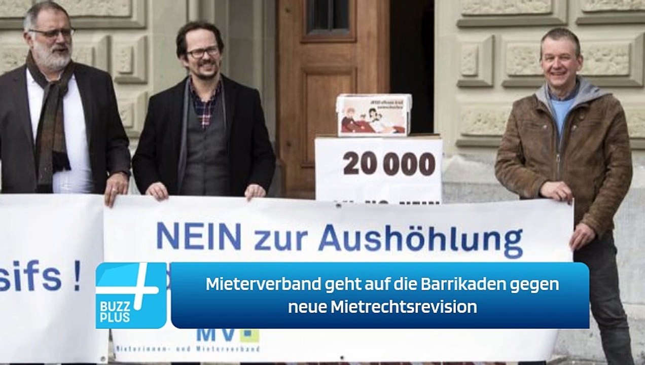 Mieterverband geht auf die Barrikaden gegen neue Mietrechtsrevision
