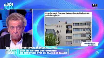 3 morts dans un incendie à Paris : deux des victimes retrouvées avec des plaies par balles