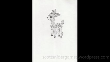 Pokemon Pencil Sketch Video #10: Deerling (04-10-2024)