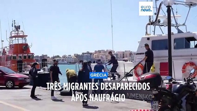 Pelo menos 17 migrantes resgatados e três desaparecidos em naufrágio ao largo da Grécia