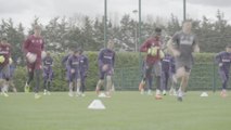 West Ham training ahead of Leverkusen Europa League quarter final