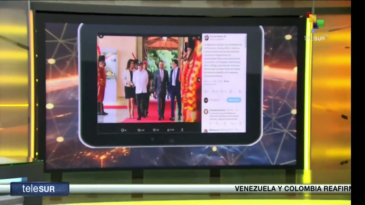 Escala 10-04: Twitter Presidente Nicolás Maduro - Visita de Presidente Gustavo Petro a Venezuela