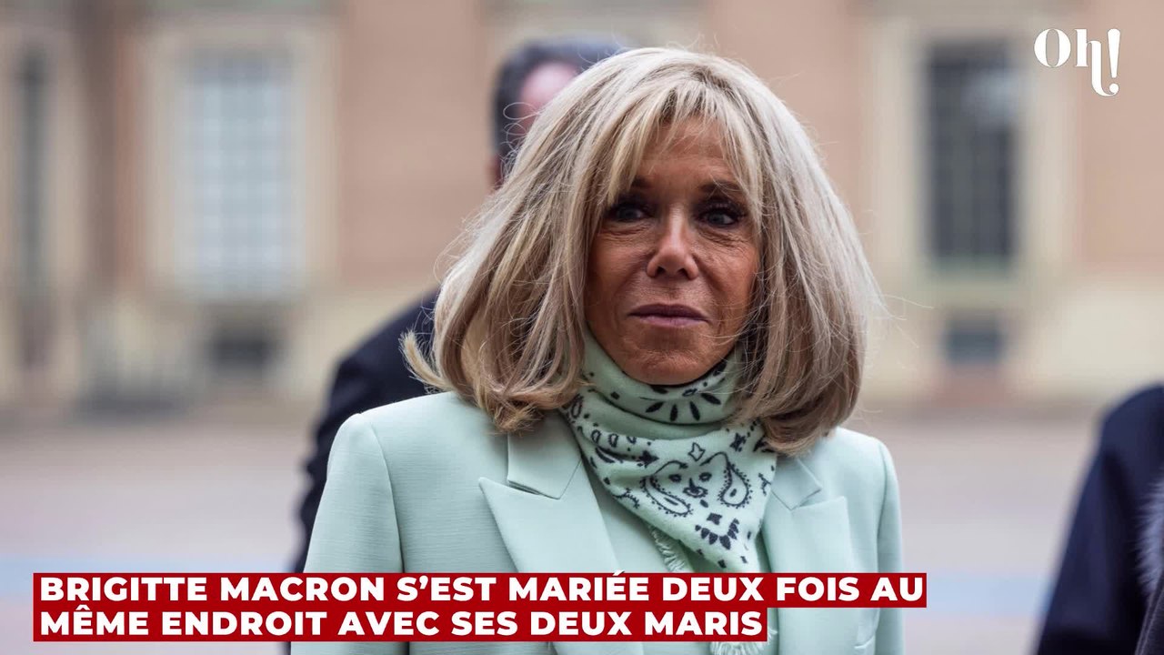 Brigitte Macron s’est mariée deux fois au même endroit avec ses deux maris