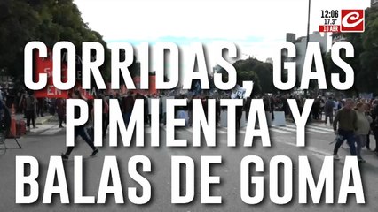 Tensión en la 9 de Julio: se activa el protocolo antipiquetes