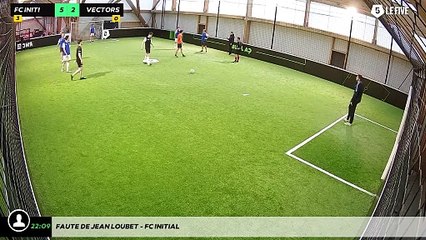 Faute de Jean LOUBET - FC INITIAL