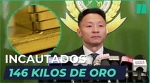 Incautan 146 kilos de oro escondidos en el lugar menos esperado