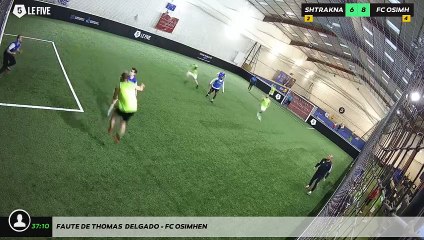 Faute de thomas  Delgado - FC OSIMHEN