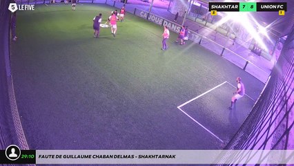 Faute de Guillaume CHABAN DELMAS - SHAKHTARNAK