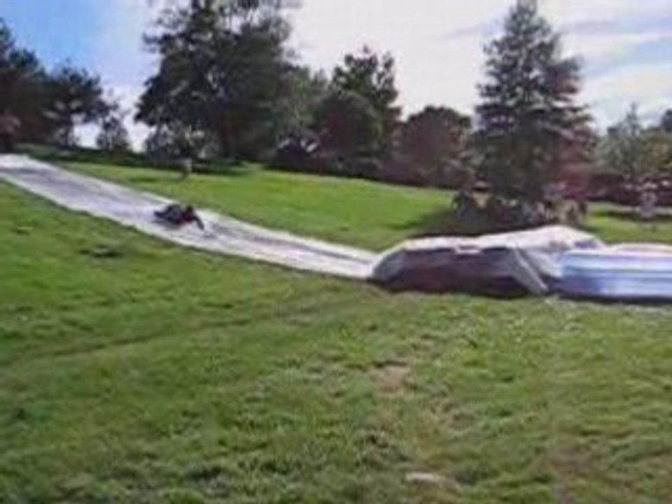 Régis à la piscine