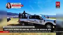 Operativos de seguridad impiden robo de 600 mil litros de agua al día en Pátzcuaro, Michoacán