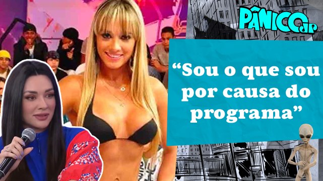 JUJU SALIMENI FALA SOBRE CARREIRA NO PÂNICO: TIVE A SORTE DE ESTAR LÁ