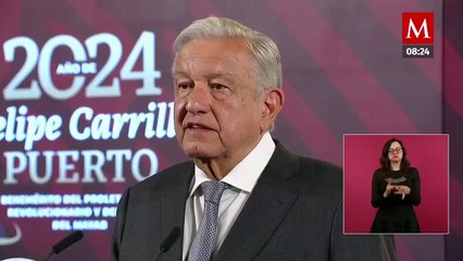 Download Video: AMLO agradece a EU la condena a la irrupción en la embajada de Ecuador