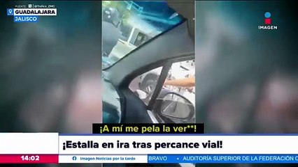 VIDEO: Conductor estalla en ira tras incidente vial