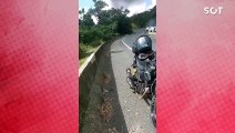 Motorista é salvo por populares após grave acidente na BR-376 em Tibagi