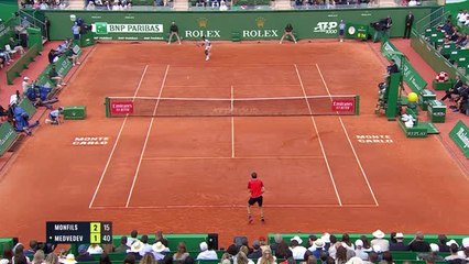 Video herunterladen: Monte Carlo - Gaël Monfils éliminé par Daniil Medvedev