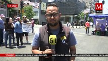 Vecinos de la alcaldía Benito Juárez bloquean nuevamente Insurgentes