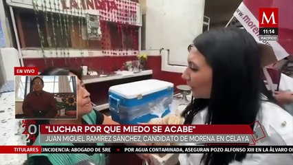 "Luchar para que el miedo se acabe en Celaya": Juan Miguel Ramírez, candidato de Morena en Celaya