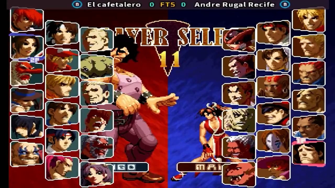 SNK vs. Capcom - SVC Chaos Super Plus - El cafetalero vs Andre Rugal Recife FT5