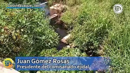 Download Video: Campesinos de Cosoleacaque acuerdan construir tres puentes con recursos propios