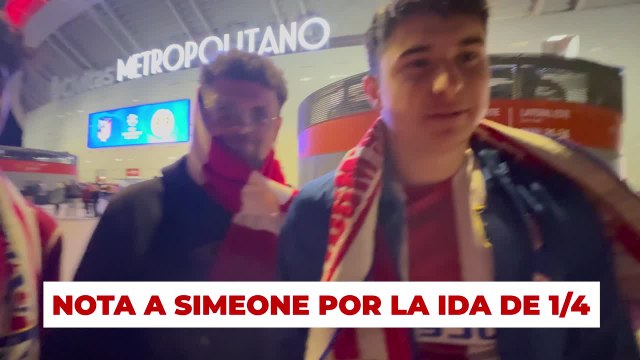 La afición del Atlético de Madrid pone nota a Simeone