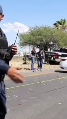 Una persecución terminó en un choque sobre carretera a Chapala