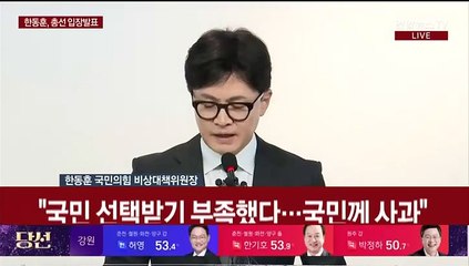 [현장연결] 한동훈 "국민 뜻 준엄하게 받아들여…비대위원장 사퇴"